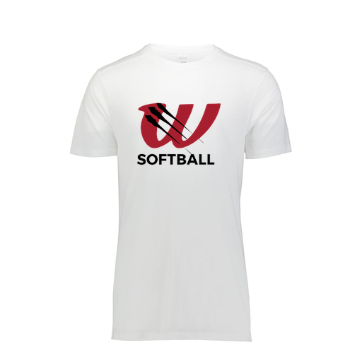 [FTSCUBWH-AS-LOGO2] Decker Men's Tri-Blend T-Shirt - Short Sleeve (Adult S, White, Logo 2)