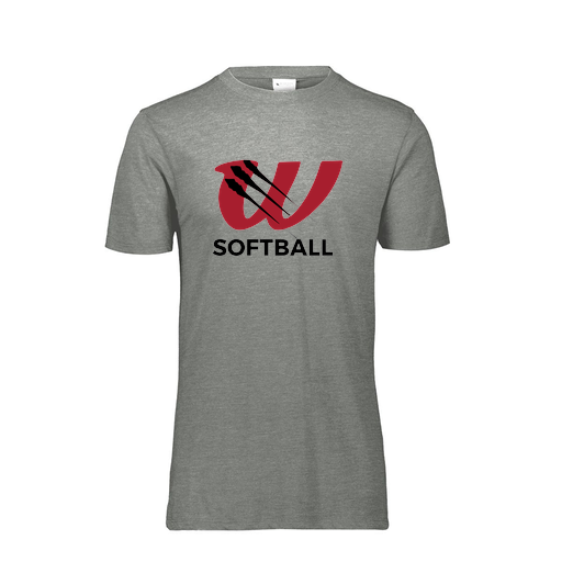 [FTSCUBGY-AS-LOGO2] Decker Men's Tri-Blend T-Shirt - Short Sleeve (Adult S, Gray, Logo 2)