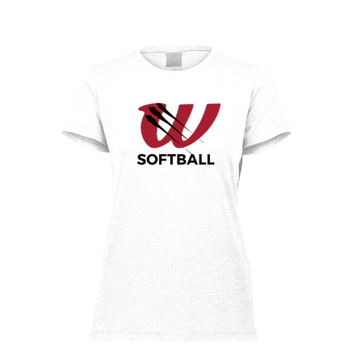 [FTSCUBWH-FAXS-LOGO2] Decker Women's Tri-Blend T-Shirt - Short Sleeve (Female Adult XS, White, Logo 2)