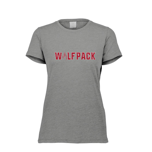 [FTSCUBGY-FAXS-LOGO1] Decker Women's Tri-Blend T-Shirt - Short Sleeve (Female Adult XS, Gray, Logo 1)