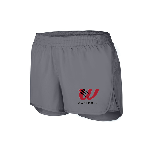 [2430.059.XS-LOGO2] Women's Performance Shorts (Female Adult XS, grey, Logo 2)