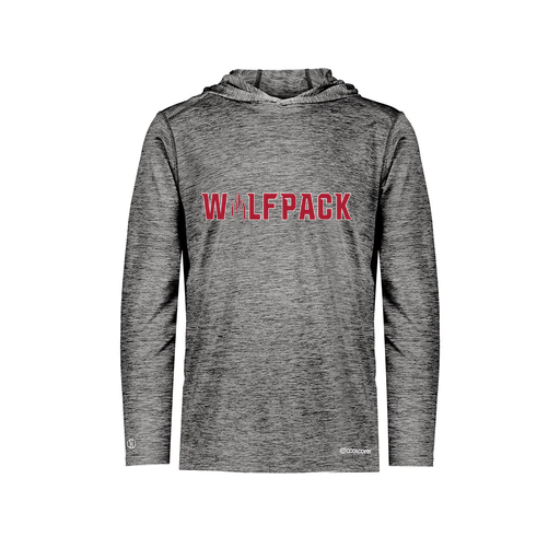 [FOLHCGBK-YS-LOGO1] Decker Youth Charge Hoodie (Youth S, Black, Logo 1)