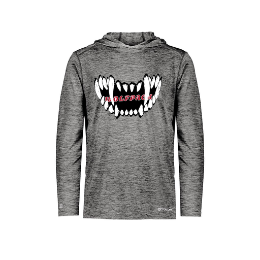 [FOLHCGBK-YS-LOGO3] Decker Youth Charge Hoodie (Youth S, Black, Logo 3)