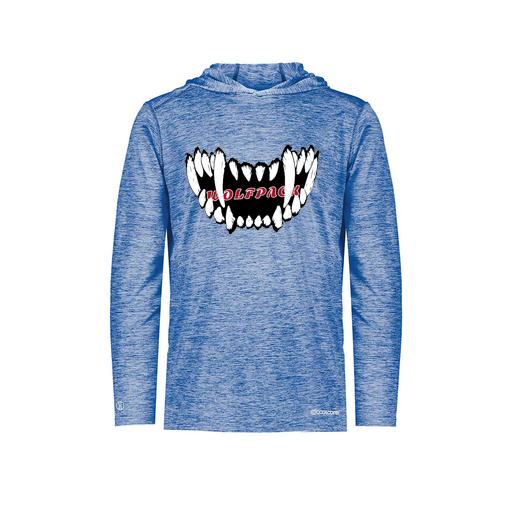 [FOLHCGRY-YS-LOGO3] Decker Youth Charge Hoodie (Youth S, Royal, Logo 3)