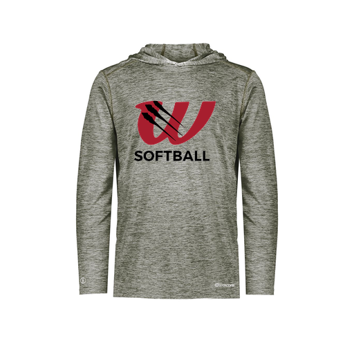 [FOLHCGGY-YS-LOGO2] Decker Youth Charge Hoodie (Youth S, Gray, Logo 2)