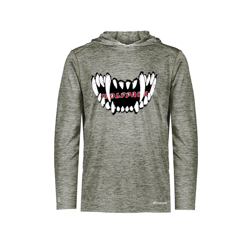 [FOLHCGGY-YS-LOGO3] Decker Youth Charge Hoodie (Youth S, Gray, Logo 3)