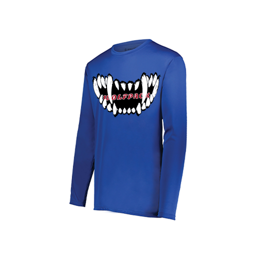 [222822.060.XS-LOGO3] Men's LS Smooth Sport Shirt (Adult XS, Royal, Logo 3)