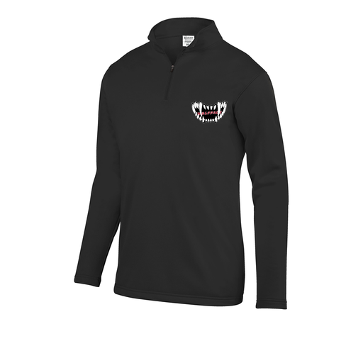 [FOLQFFBK-AS-LOGO3] Decker Men's FlexFleece 1/4 Zip (Adult S, Black, Logo 3)