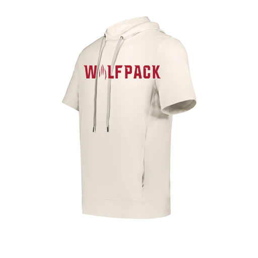 [222605-WHT-YS-LOGO1] YOUTH VENTURA SOFT KNIT SHORT SLEEVE HOODIE (Youth S, White, Logo 1)