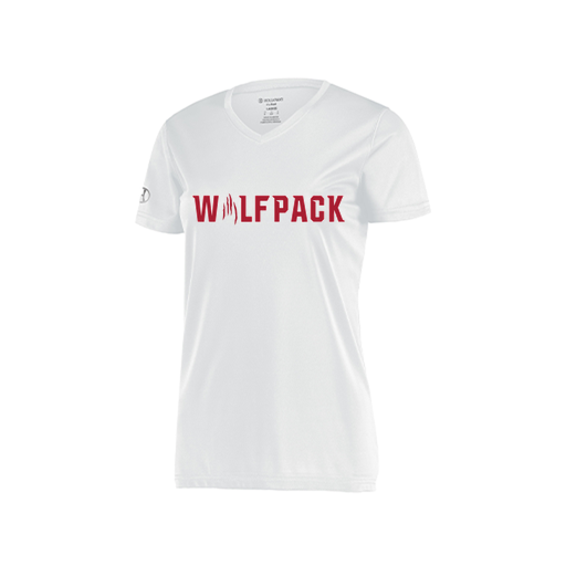 [222820.005.S-LOGO1] Ladies Movement Dri Fit Shirt (Female Adult S, White, Logo 1)